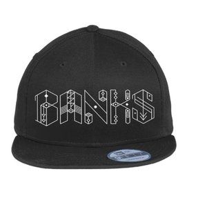 Limited Edition BANKS Goddess Black New Era Snapback Hat UNISEX, OS